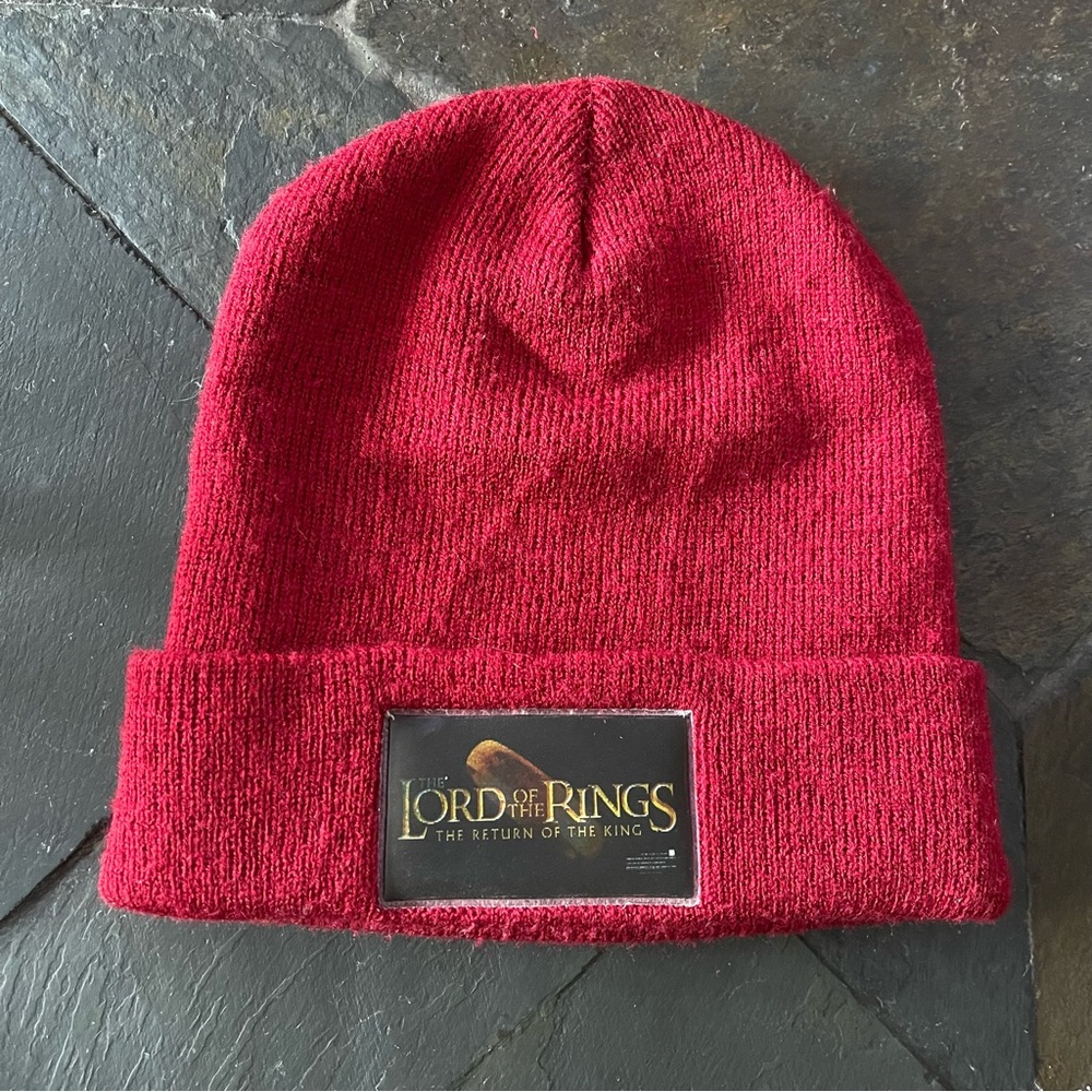 The Lord of the Rings: Return Of The King Lenticular Beanie Hat Burgundy 2003